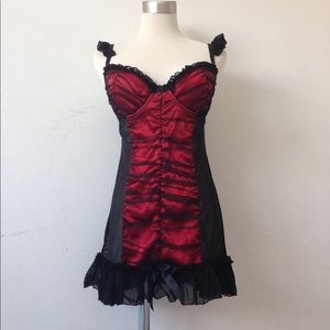 [SOLD] Frederick's Of Hollywood Lingerie Black L